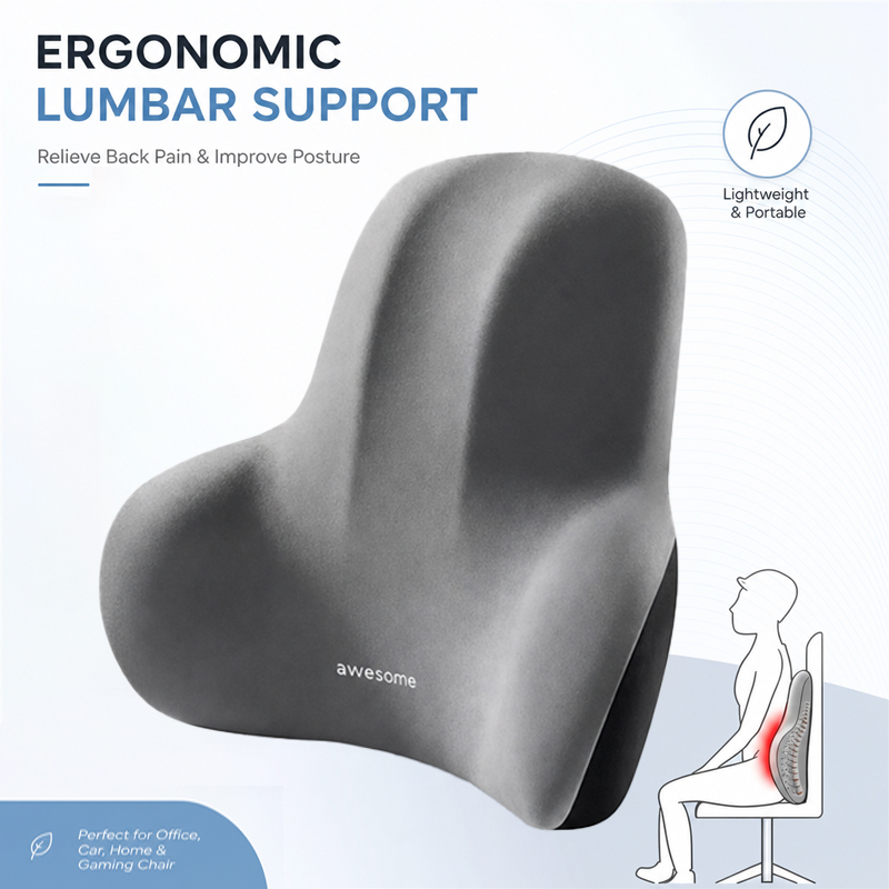 Office Chair Cushion - 1 Almofada de Suporte Lombar em