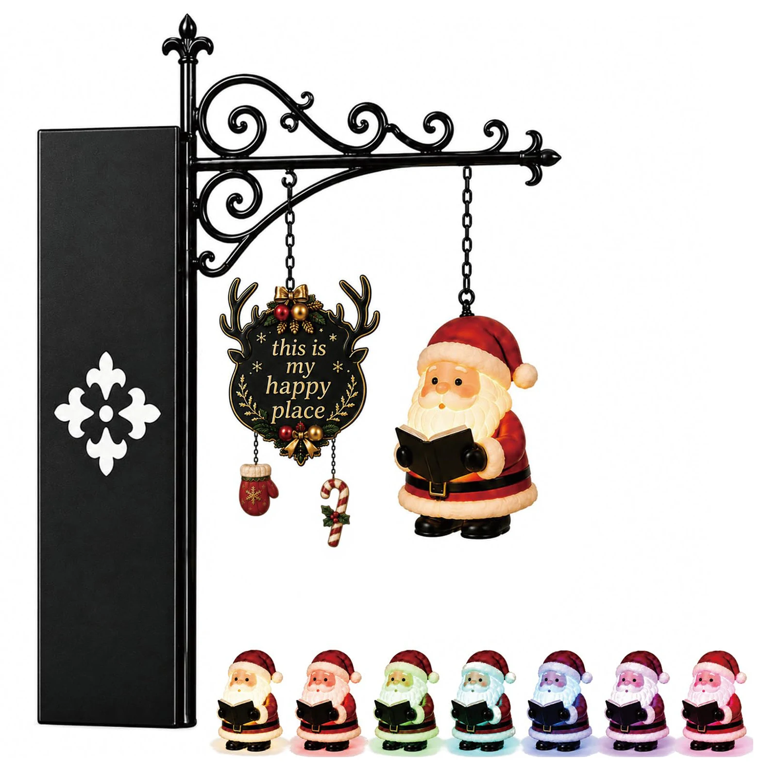 Bookshelf - Estatueta de Papai Noel para Estante