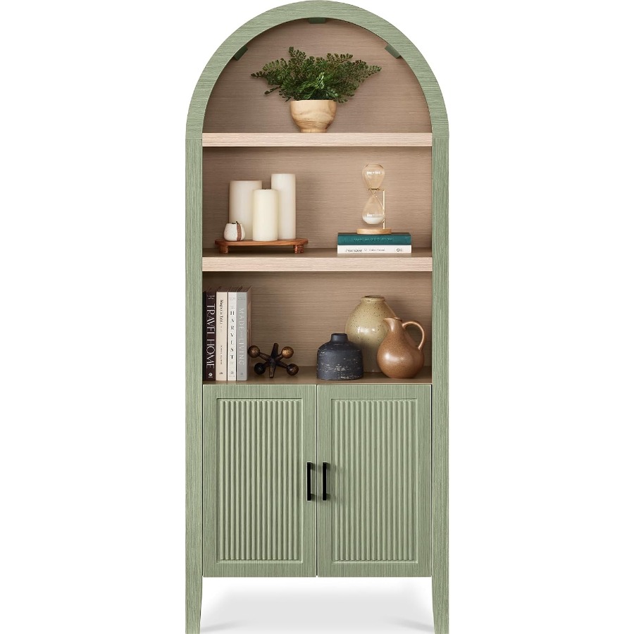 Bookshelf - Armário de despensa alto, com 72