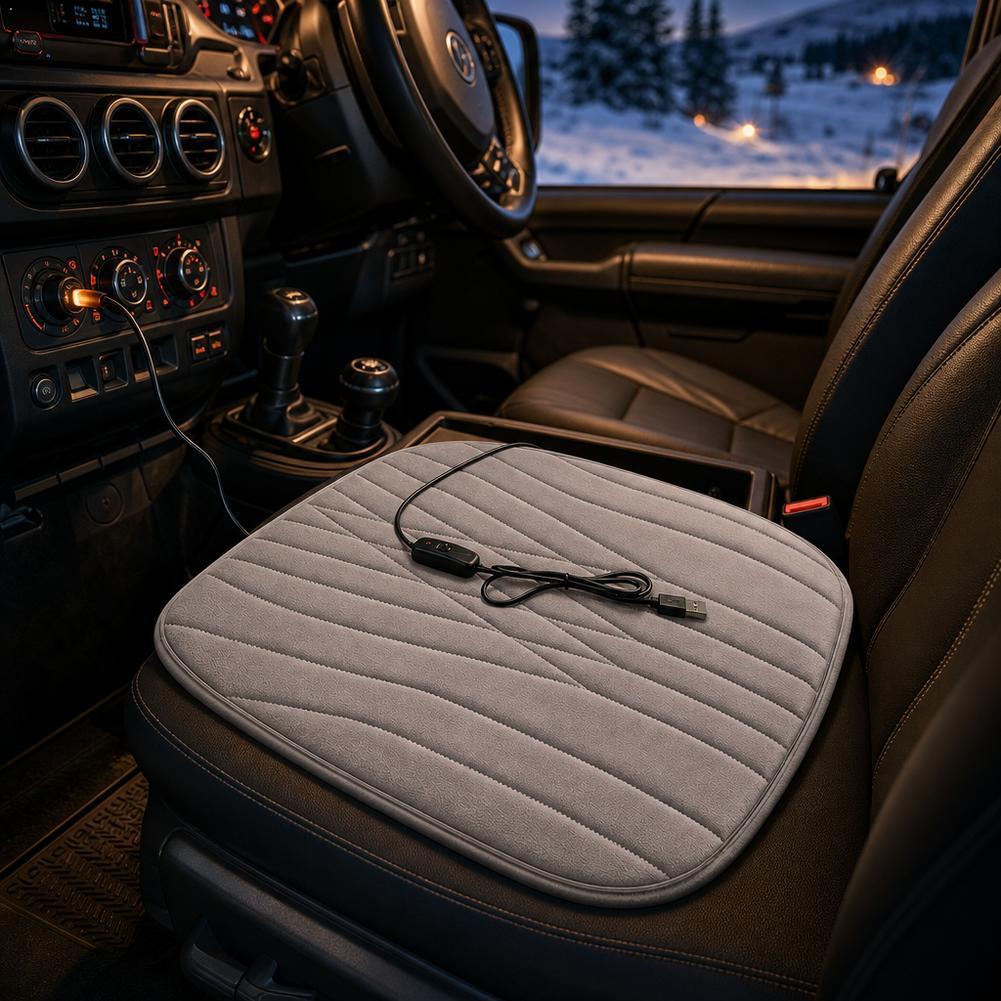 Office Chair Cushion - Almofada de assento aquecida, alimentada por