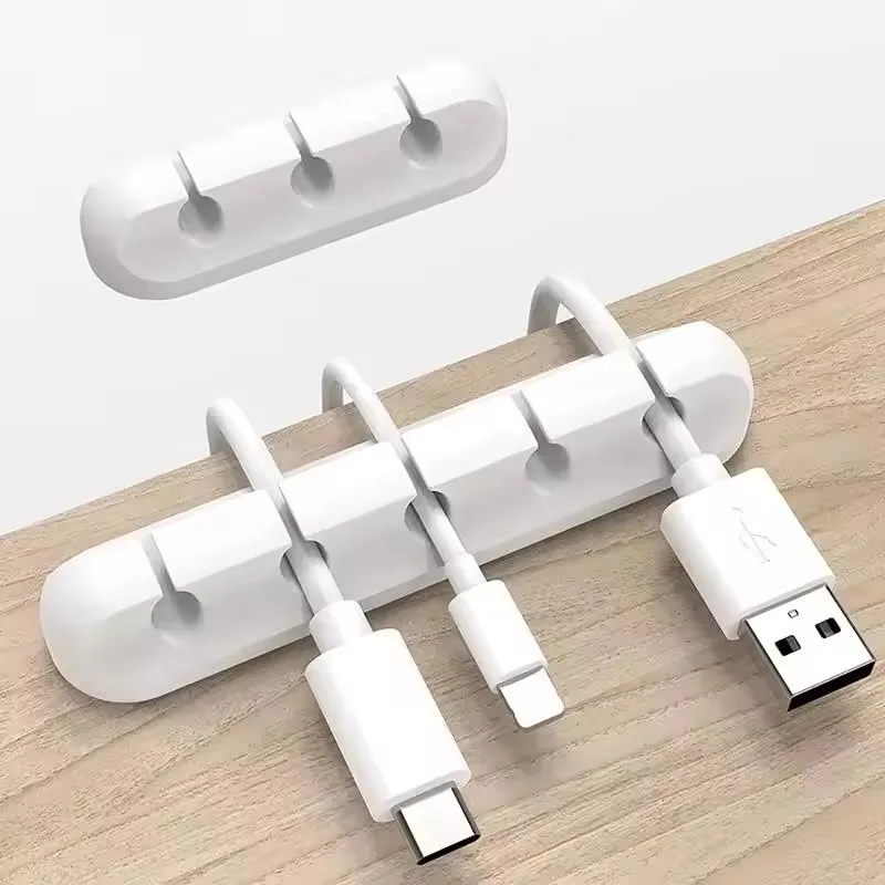 Desk Organizer - Organizador de Cabos USB de Silicone,