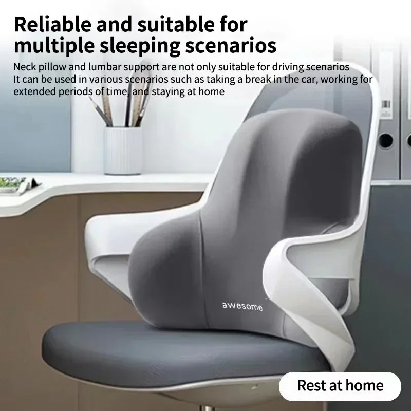 1 Almofada de Suporte Lombar e - Office Chair Cushion avaliação e preço