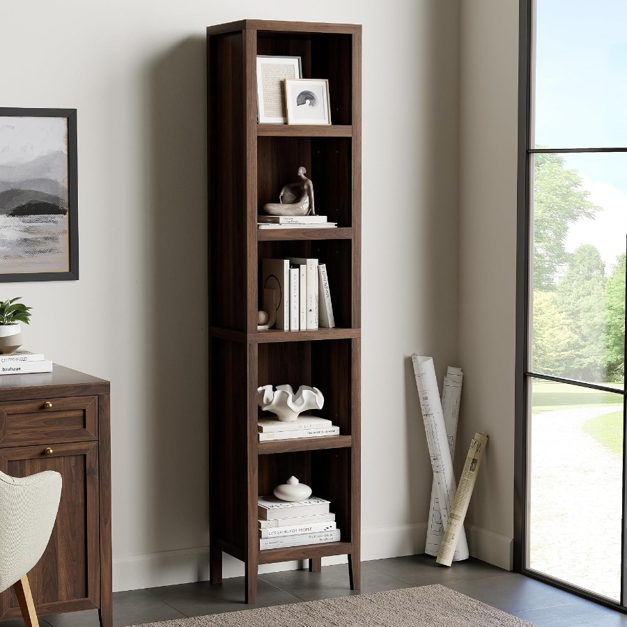 Estante de livros alta e estre - Bookshelf avaliação e preço