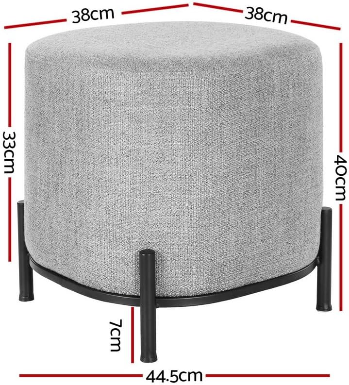 **/otoman, banquinho redondo p - Office Stool avaliação e preço