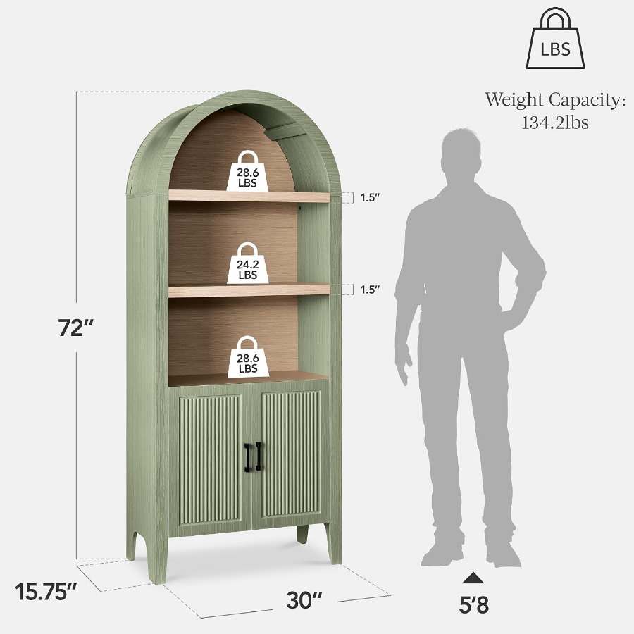 Armário de despensa alto, com  - Bookshelf avaliação e preço