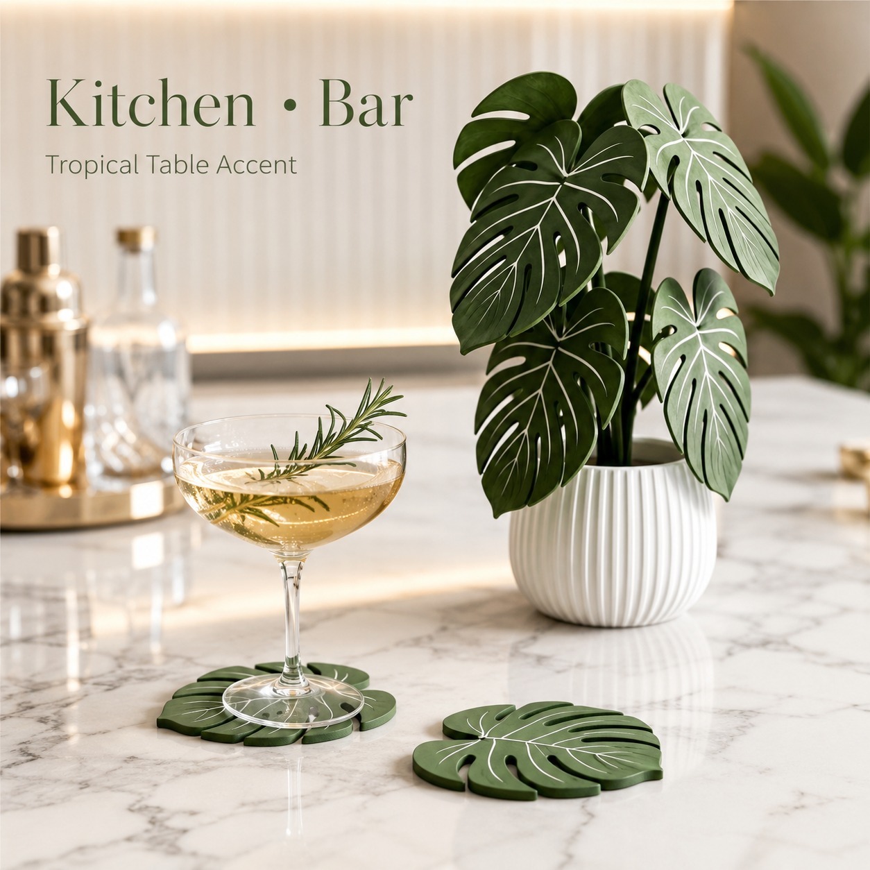 Porta-copos de Planta Monstera - Office Furniture Brands avaliação e preço