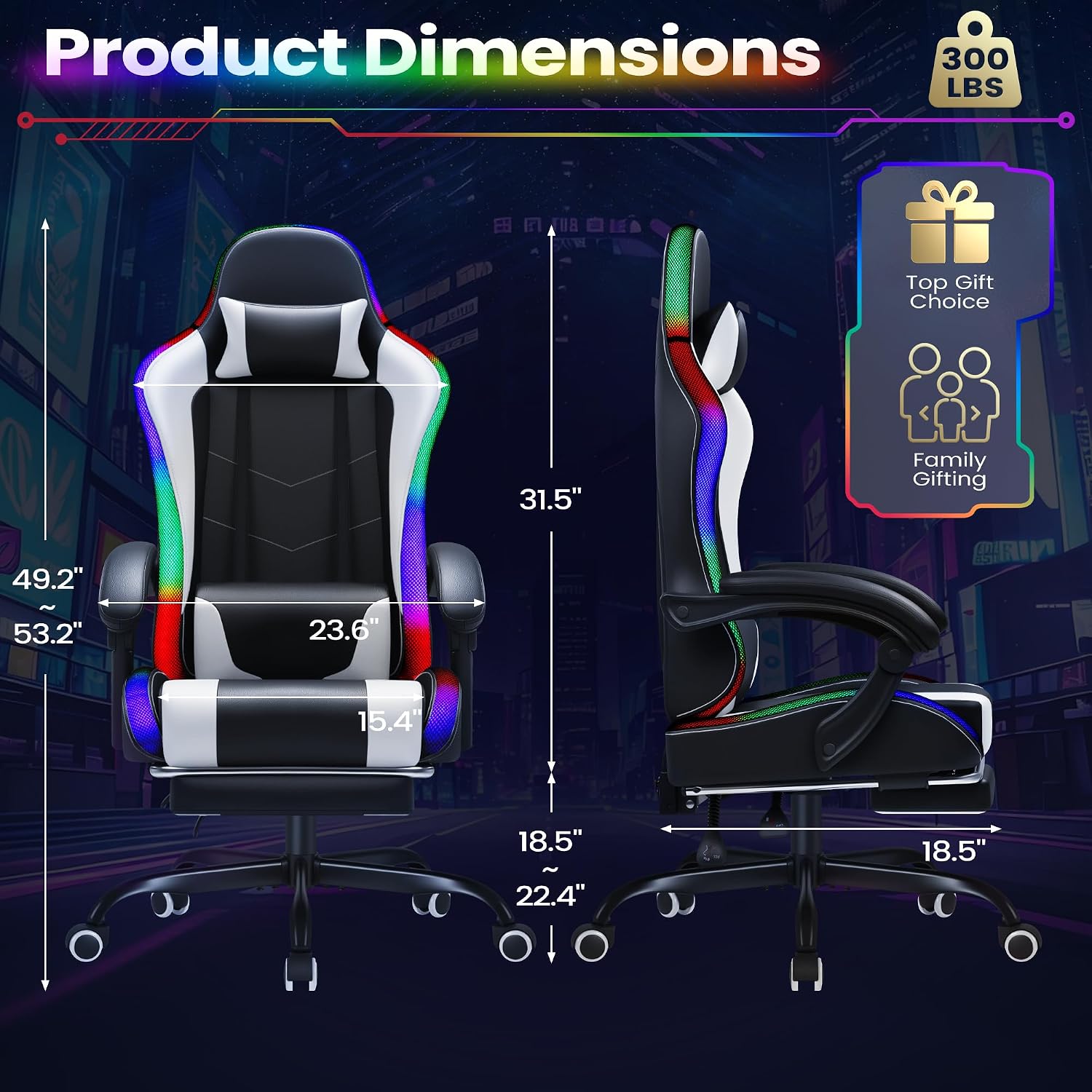 Cadeira de jogos Homall, cadei - Office Chair avaliação e preço