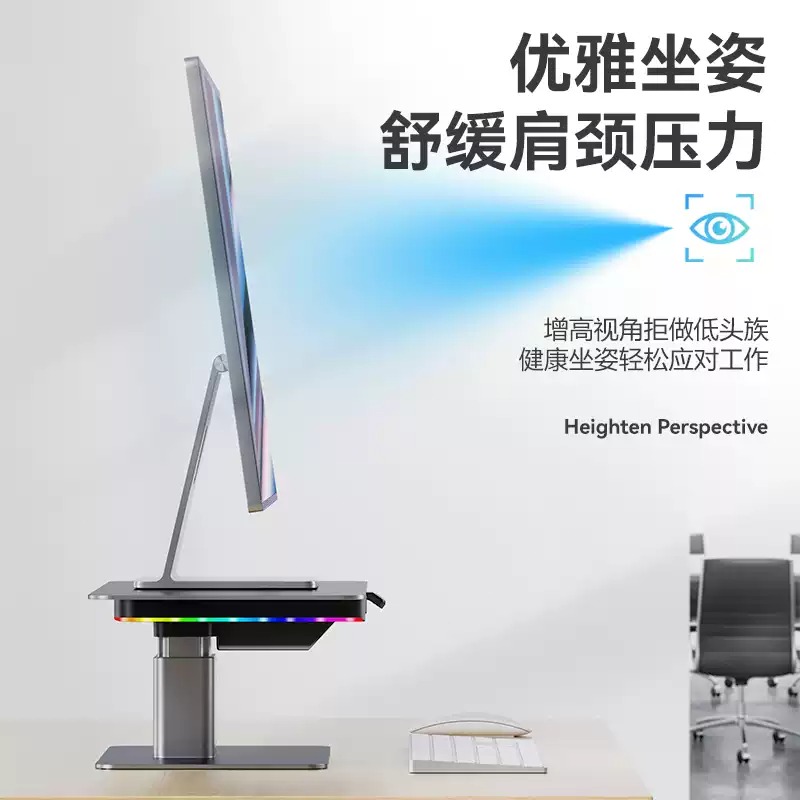 Com Hub USB, Suporte Ajustável - Monitor Stand avaliação e preço